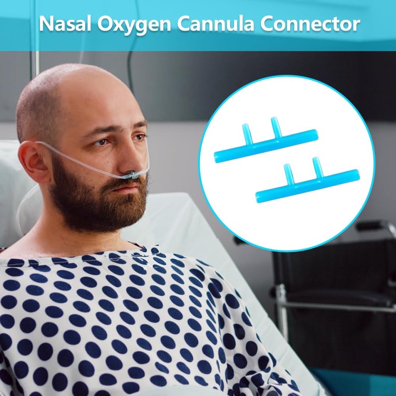 Nasal Oxygen Cannula, Standard Tubing Connector Silicone, 5 PCS (X-Large