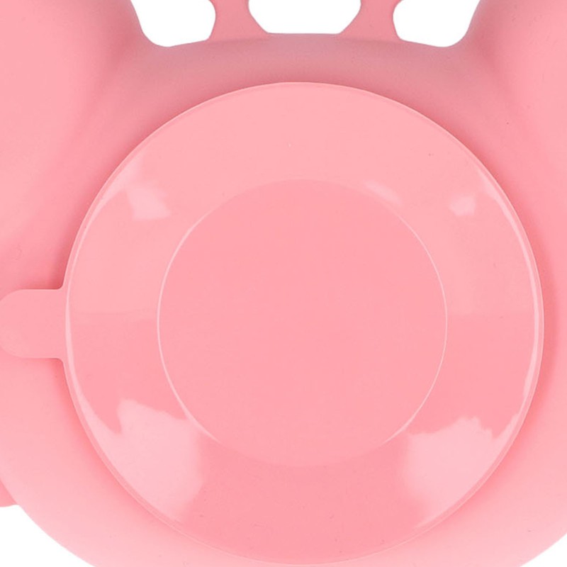 Crab Suction Plate with Suction Cup Base Silicone Divided Plate