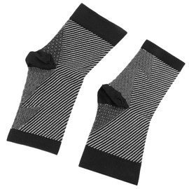 FOMIYES Ankle Stabilizer Socks Balance Trainer Ankle Sprain Support Pressure Brace for Sports Running Walking Xl