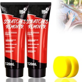 Scratch Repair Wax for Car, 2024 Upgrade Car Scratch Repair Paste, Car Scratch Remover Kit with Sponge, Car Scratch Repair Paste Polishing Wax for Car Various Surfaces (2Pcs)
