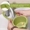 Sink Strainer, Large Green Sink Strainer Hanging, One Button Lid,