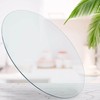 TesNus 18" Clear Round Glass Table Top, 1/4" Thick Tempered