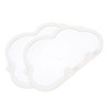 Mobestech 2pcs Cloud-Shaped Desktop Cosmetic Mirrors for Girls Hanging Makeup