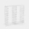 Acrylic Cassette Tape Storage Rack for 20 Cassettes - Color: