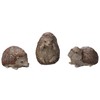 Gisela Graham Set of 3 Resin Christmas Ornament 5cm -