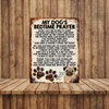 MY DOG'S BEDTIME PRAYER RETRO STYLE METAL TIN SIGN/PLAQUE (PUG)