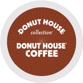 Donut House Collection Donut House Coffee, Single-Serve Keurig K-Cup Pods, Light Roast Coffee, 24 Count