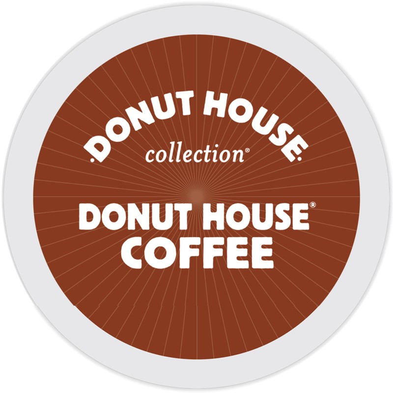 Donut House Collection Donut House Coffee, Single-Serve Keurig K-Cup Pods,