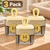 3 Pack Mini Reusable Sticky Lint Roller for Pet Hair