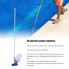 Portable Pool Vacuum Jet with 4 Section Poles Underwater Cleaner