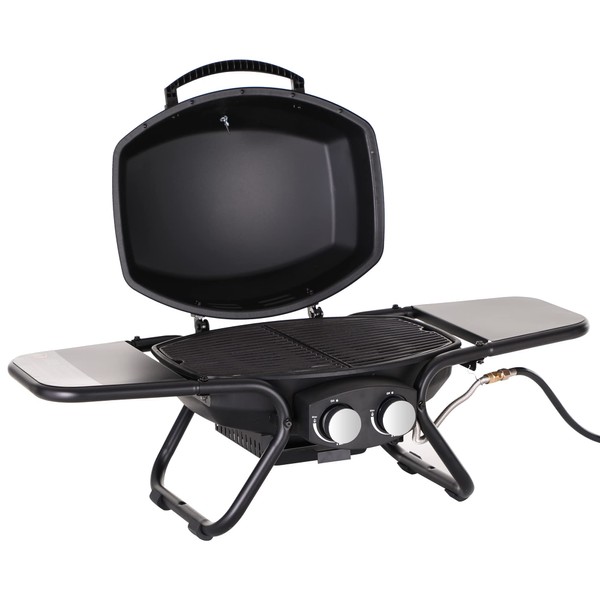 MFSTUDIO Portable Propane GAS Grill, 15,000 BTU TableTop Liquid Gas