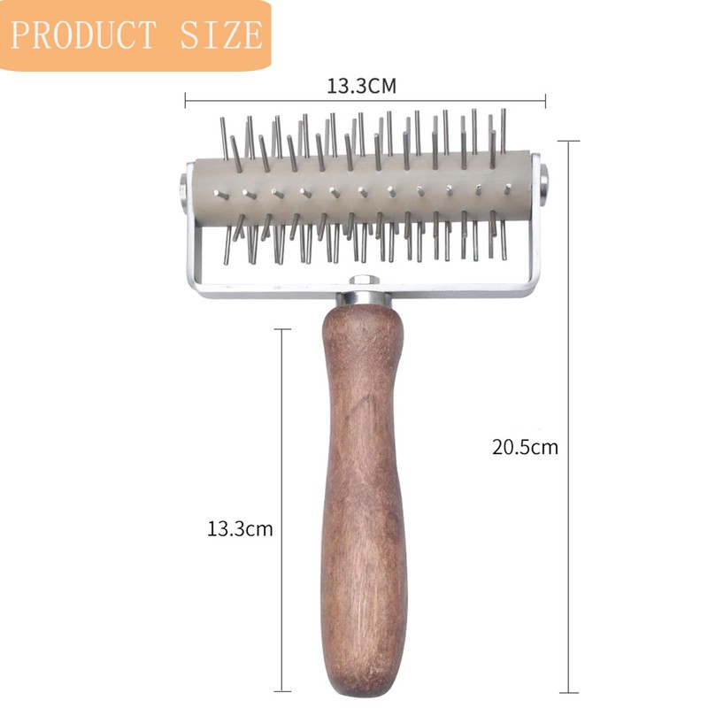 Roller Docker with Spikes, Stainless Steel Pizza Roller with Spikes,