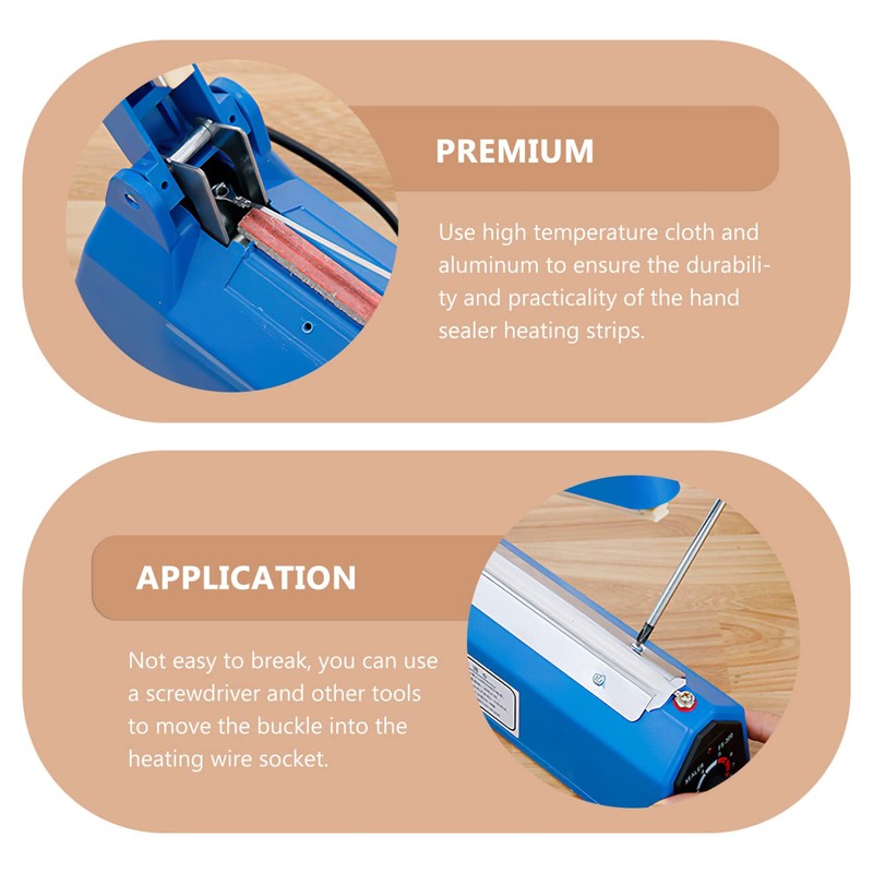 Impulse Sealer 5pcs Poly Bag Sealing Machine Accessories Repair Kit