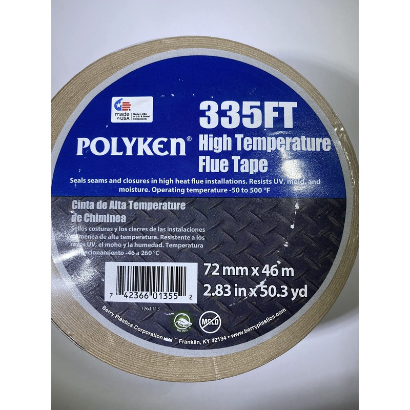 Polyken 335FT High Temperature Flue Tape