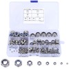 HAUSPROFI 170 Pcs Lock Nuts A2 Stainless Steel Locknut, 8