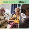 30X 10X Magnifying Glass with Light, Large Hands Free Magnifying