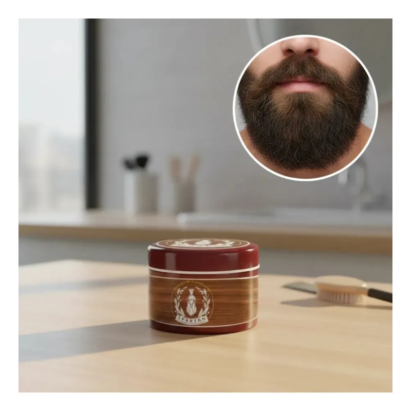 Spartan Bálsamo Control, Forma Y Cuidado De Barba (4 Pack)