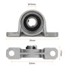 sourcing map 4pcs KP10 Flanged Pillow Block Bearings 10mm Bore,
