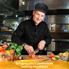 BEPSYOM 2 Pieces Elastic Chefs Hat Unisex Kitchen Chef Hat