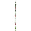 Purpledip 2 Pcs Rose Branch Artificial Flower Garland Replica Wall