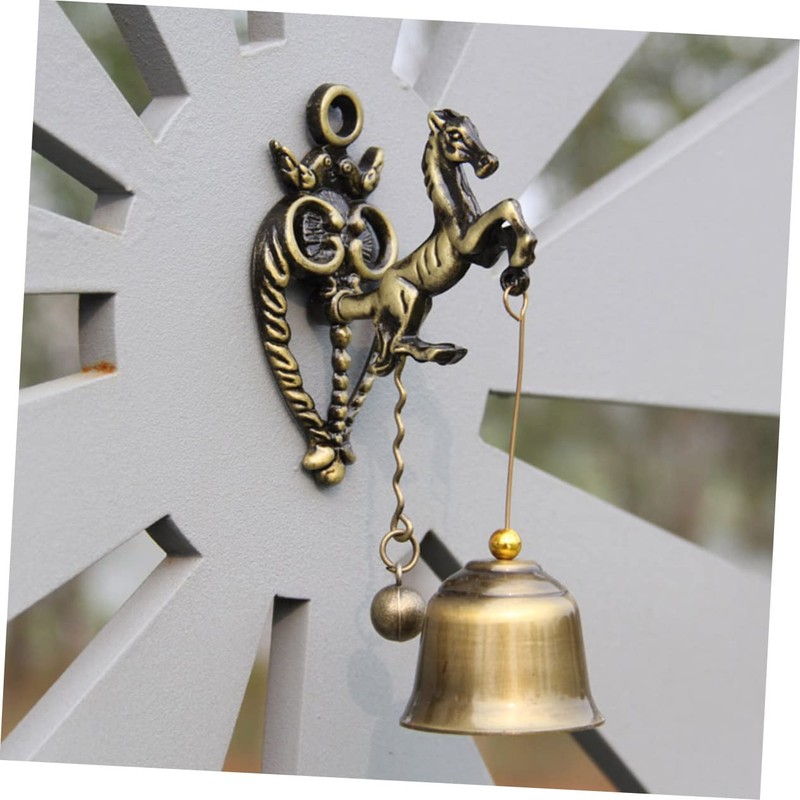 CIYODO Retro Doorbell Chime Small Bell Wind Chime Bells Wall