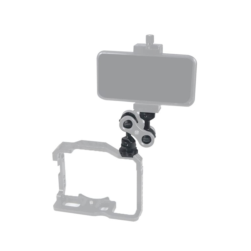 CS PRIORITY CNC Adjustable 1Inch Ball Head Mount Cold Shoe