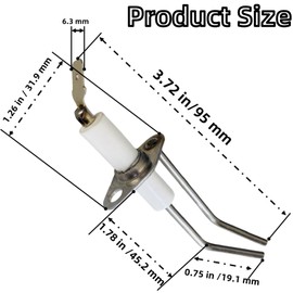 MCAMPAS 232258 RV Water Heater Electrode Igniter Spark Probe Replacement Part for Suburban SW Series Water Heaters
