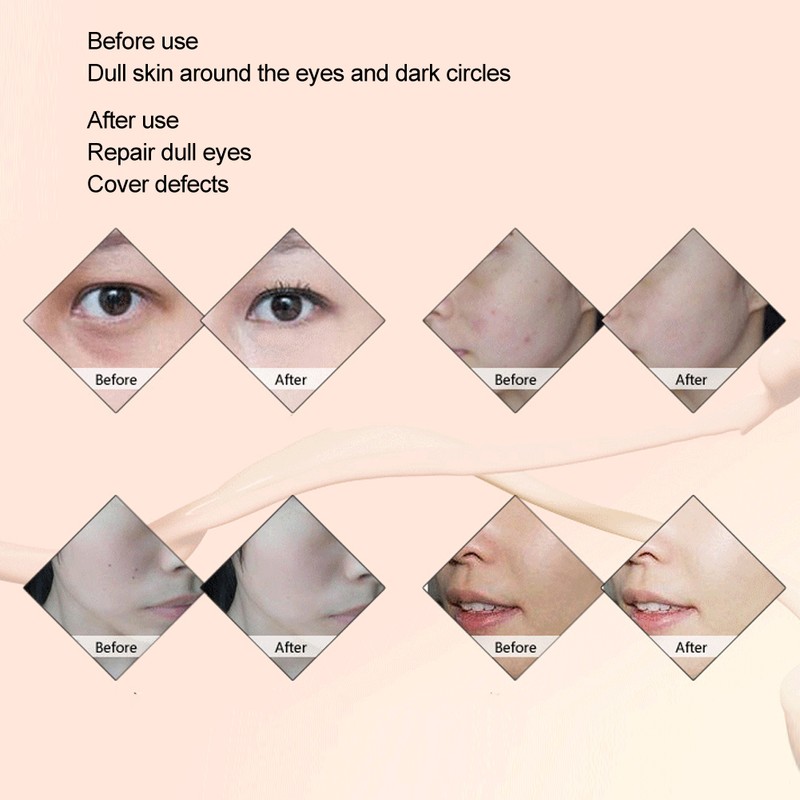Under Eye Concealer Bouble Color Dark Circle Eye Bag Concealer