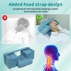 Upgraded Adjustable Head Pillow with Neck Support for Hospital Beds