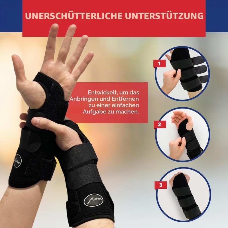 Dr. Arthritis Doctors Designed Adjustable Wrist Support / Wrist Splint,
