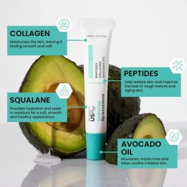 Urban Skin Rx 어반 스킨 Rx 프로 스트렝스 보습 콜라겐 펩타이드 데일리 립 끈적이지 않는 밤 매끄러움 부드러움 및 Urban Skin Rx Pro Strength Moisturizing Collagen Peptide Daily Lip Non-Sticky Balm Smoothness Softness and [Clear]
