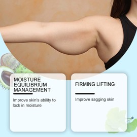 ElastiSlim Arm Cream, Sculpt Tone Crema reafirmante para brazos, Profundamente hidratante, Loción para tensar la piel para textura espeluznante en brazos, cuello, vientre, cintura (2)