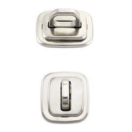 QWORK Laptop Cable Lock Anchor, 10 Pack Steel Desk Mount Anchor Accessory, Security Anchor Base Plate for Laptop Cable Locks, for Keyed or Combination Cable Locks