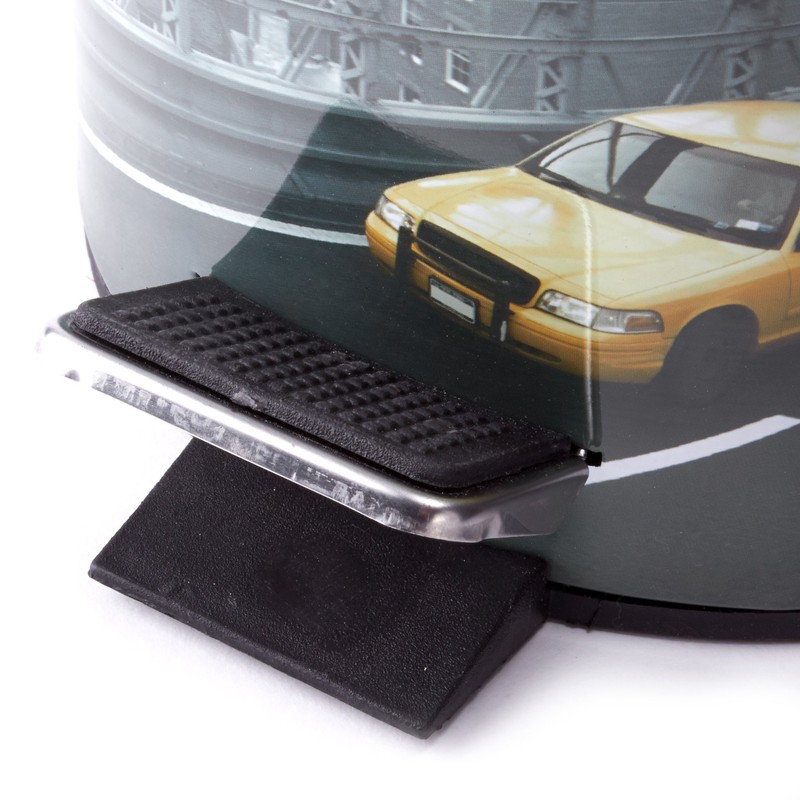 MSV "New York Pedal Bin, Multi-Colour, 3 Litre