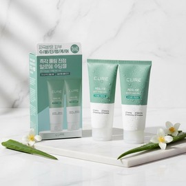 Kim Jeong-moon Aloe Cure Real Aloe Soothing Gel 150ml x 2 / 김정문알로에 큐어 리알로에 수딩젤 150ml x2개