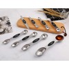 Magnetic Measuring Spoons Stainless Steel Set of 8 Stackable Double