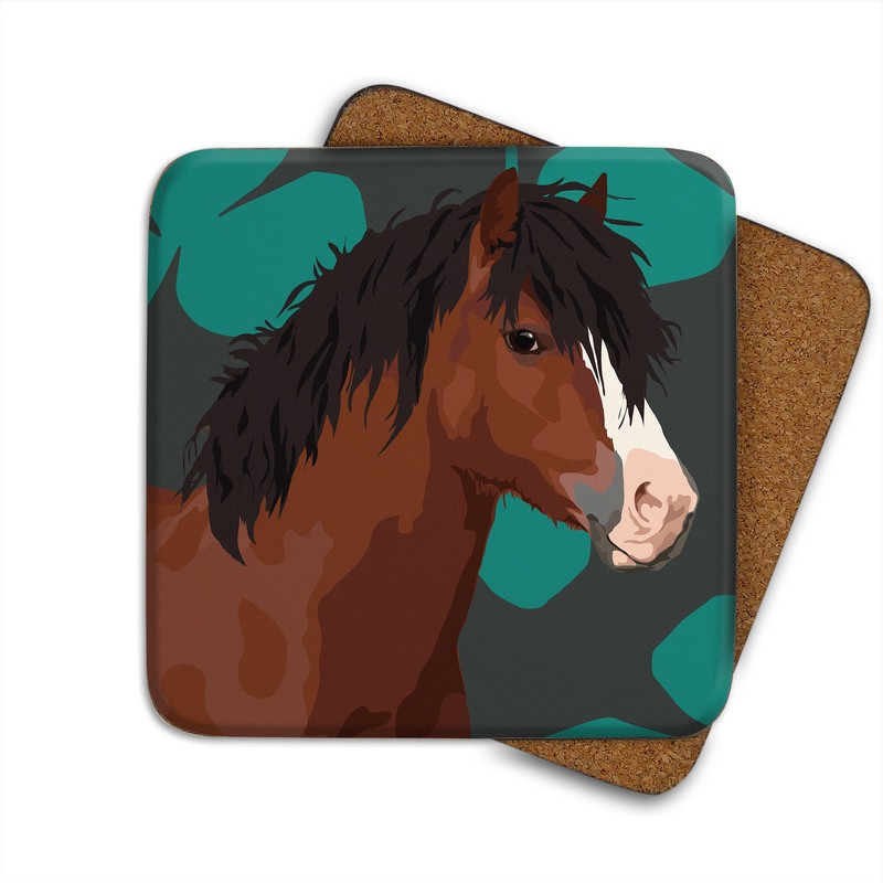 Leslie Gerry Animal Coasters, Set of 4