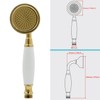 HOMEDEC Traditional Telephone Style Brass Handheld Showerhead with 59inch Hose