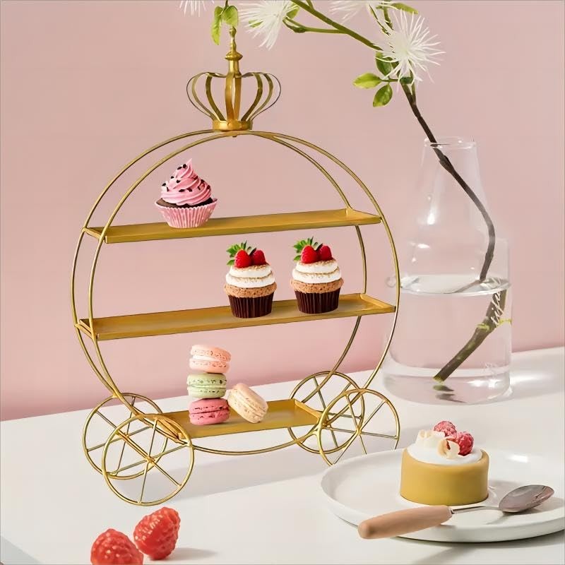INNOVATIVE LIFE 3 Tier Cupcake Stand Cupcake Holder Candy Cookies