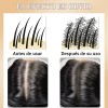 Polvo De Maquillaje De Fibra Capilar Cubre Raíz Cabello 2pzs