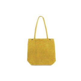 Bronta Mill Corduroy Tote Bag for Women | Large Shoulder Bag and Pockets for College School Work Travel Shopping (Cotton, Corn)