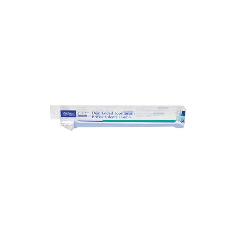 Billback Japan C.E.T. Dental Brush for Dogs, Double