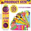 Fainne 120 Pieces Scented Bookmarks Cute Fruit and Sniff Bookmarks