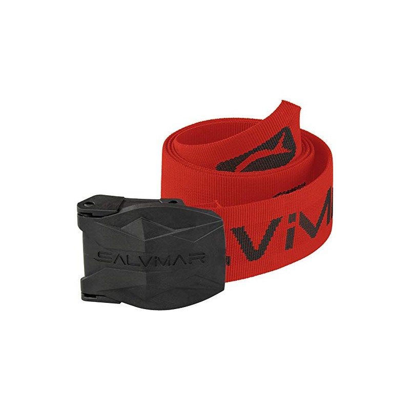 SALVIMAR Snake Nylon Belt, Red, One Size