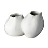Bloomingville Vase Duo, White, 21X12XH13 CM