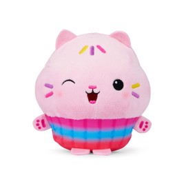 Schmidt Spiele 42800 Gabby's Dollhouse Cakey Expression Pink Cakey 25 cm Plush Toy