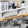 Ornamental Console Heavy Duty Metal Heavy Duty Support Deep Shelf