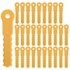 30PCS Replacement Blades for Weed Warrior Push-N-Load 3 Blade Trimmer