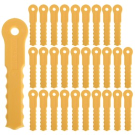 30PCS Replacement Blades for Weed Warrior Push-N-Load 3 Blade Trimmer Head for Pivotrim Hybrid 2-N-1 Head