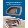 LUJUNTEC Interior Door Handles Driver Side Replacement for 2000-2004 for